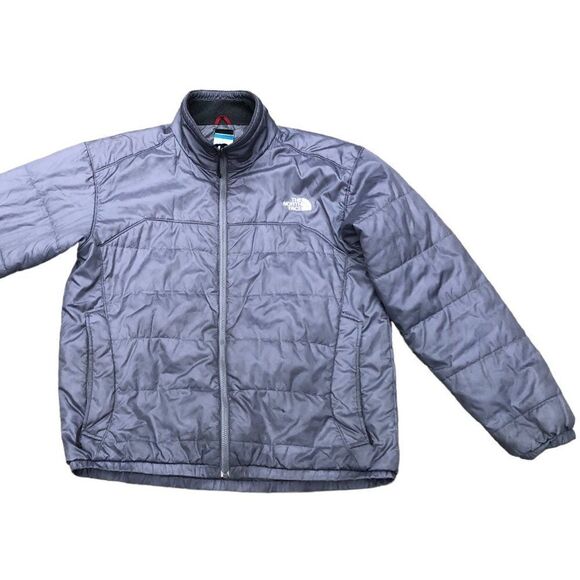Vintage The North Face Jacket Gray Puffer Coat Gray Large - Picture 2 of 16